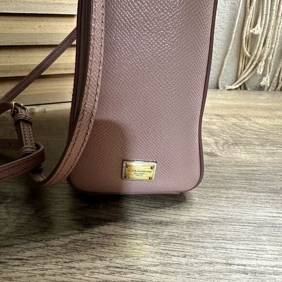 Dolce & Gabanna Pink Crossbody Miss Sicily Bag with Handle 100% Authentic - Picture 4 of 7